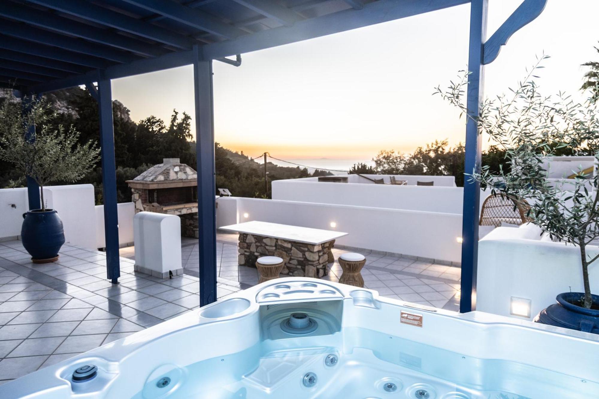 Giannis & Maria Sunset House Villa Lagúdi Zía Kültér fotó