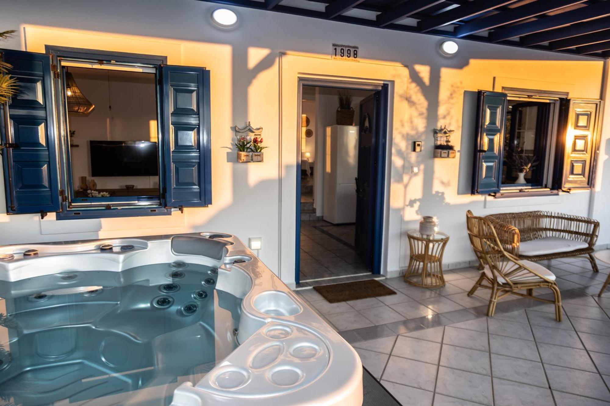 Giannis & Maria Sunset House Villa Lagúdi Zía Kültér fotó