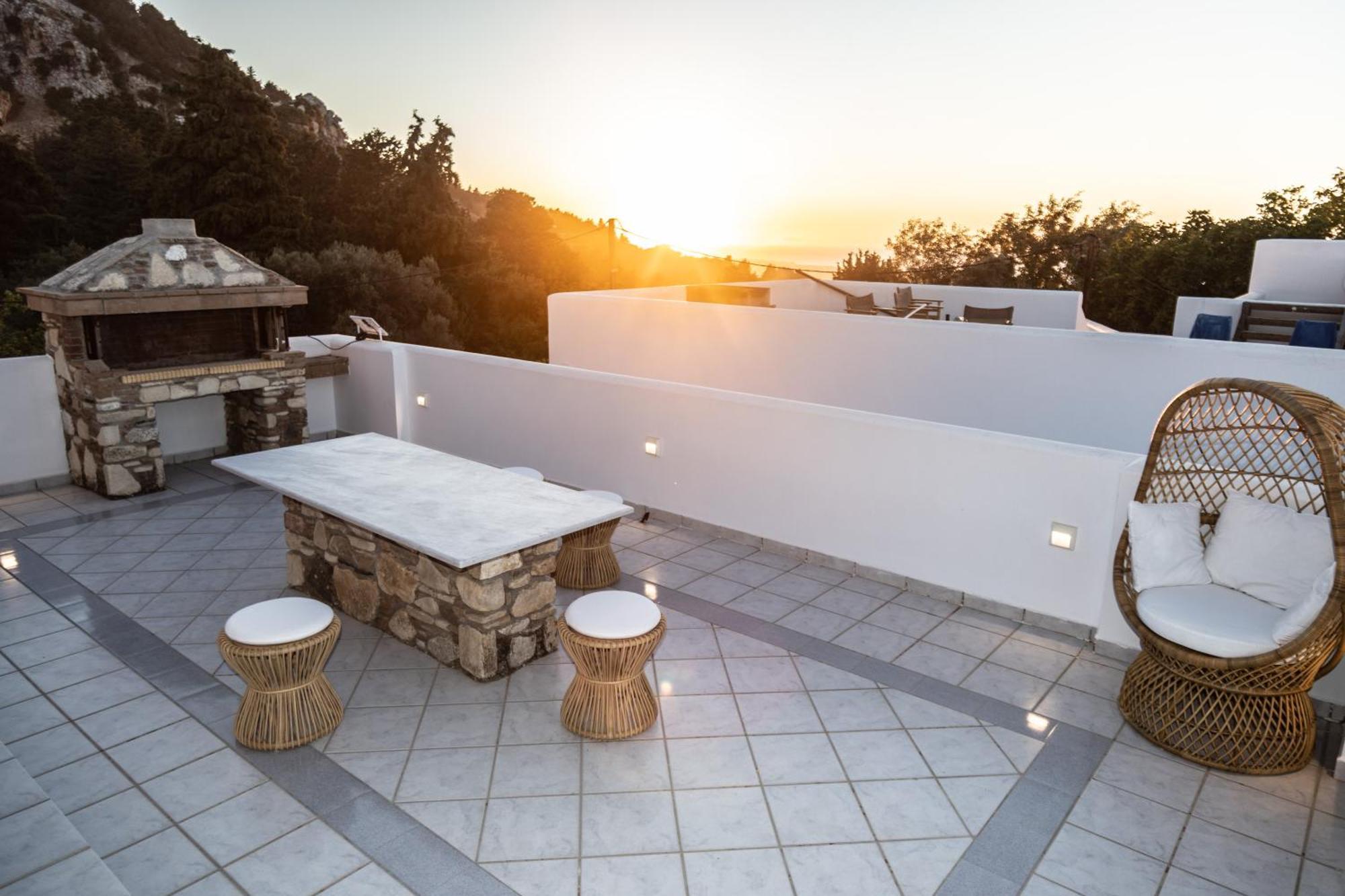 Giannis & Maria Sunset House Villa Lagúdi Zía Kültér fotó