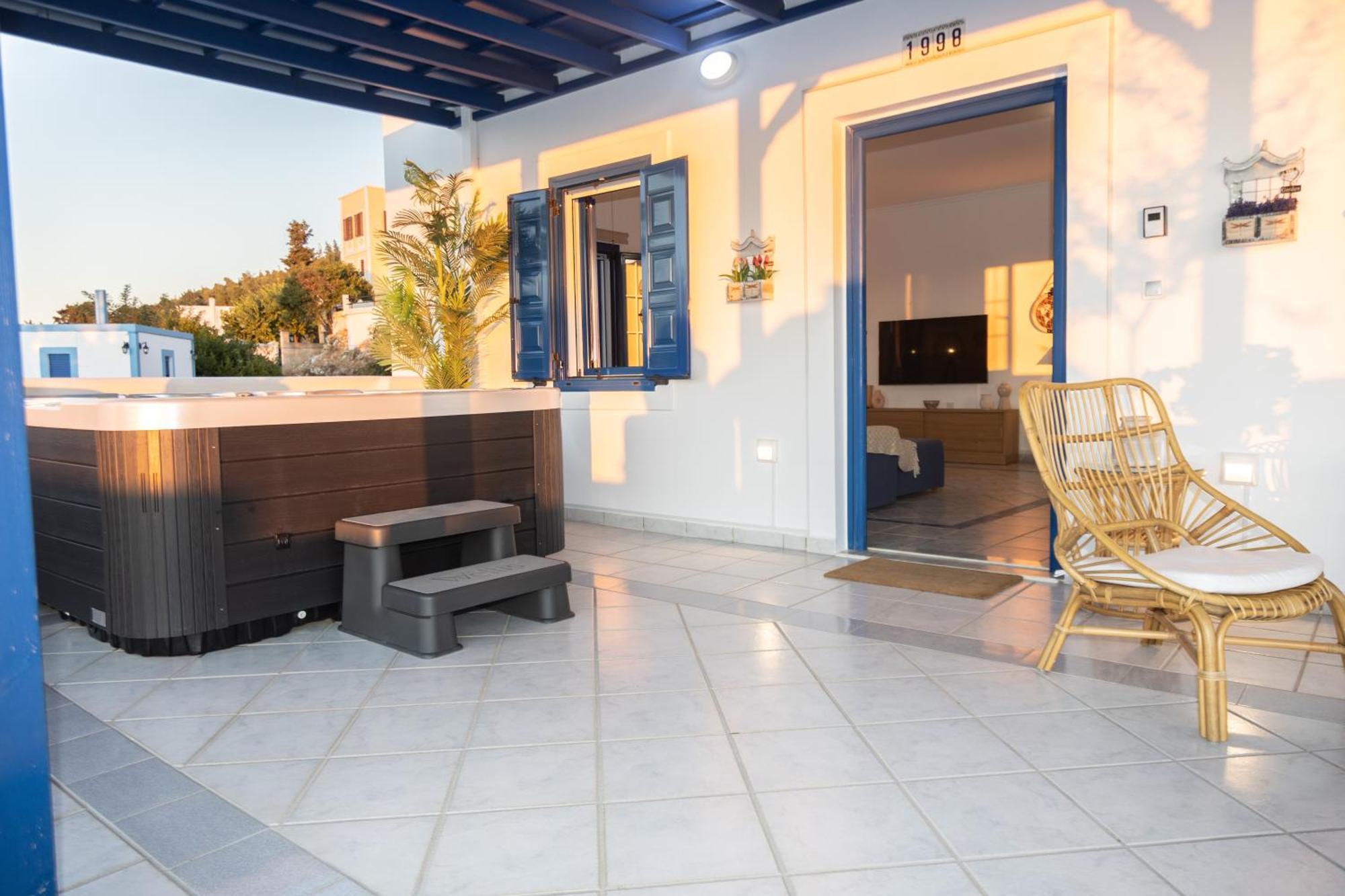 Giannis & Maria Sunset House Villa Lagúdi Zía Kültér fotó